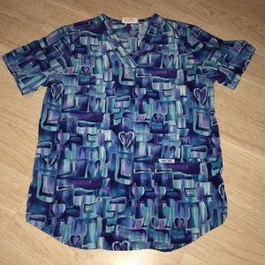 🦋 GORGEOUS small scrub top